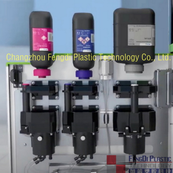 Frasco preto de HDPE de 2 litros para embalagem de tampão de lavagem concentrado ABBOTT Alinity I-series