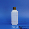 Botthe redonda da solução de álcool de 500 ml com tampa de vedação de indução