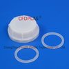 DIN51MM HDPE TIMPERIDO AVELECENDO CAPS COM JUNTA COM JUNCA