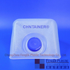 Tampa de parafuso azul com nervuras com nervuras de 63 mm com plugue interno LDPE