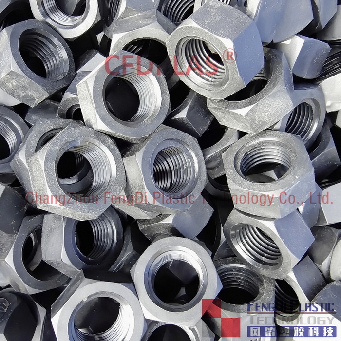 Bolts de hexagon de nylon preto M36x180mm
