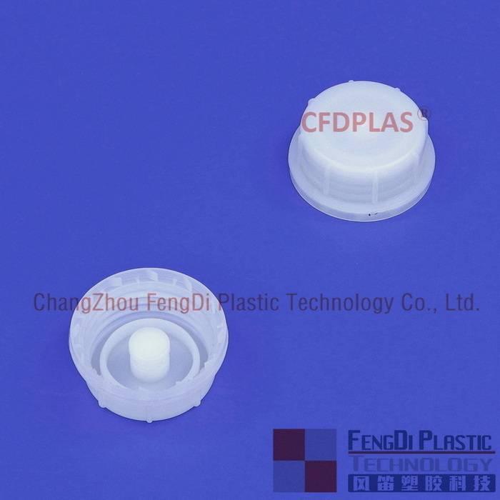Cfdplas hdpe din51mm tampas ventiladas com rosca