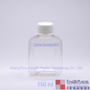 Garrafa de reagente PETG de 150 ml com fechamento de nervuras de PP