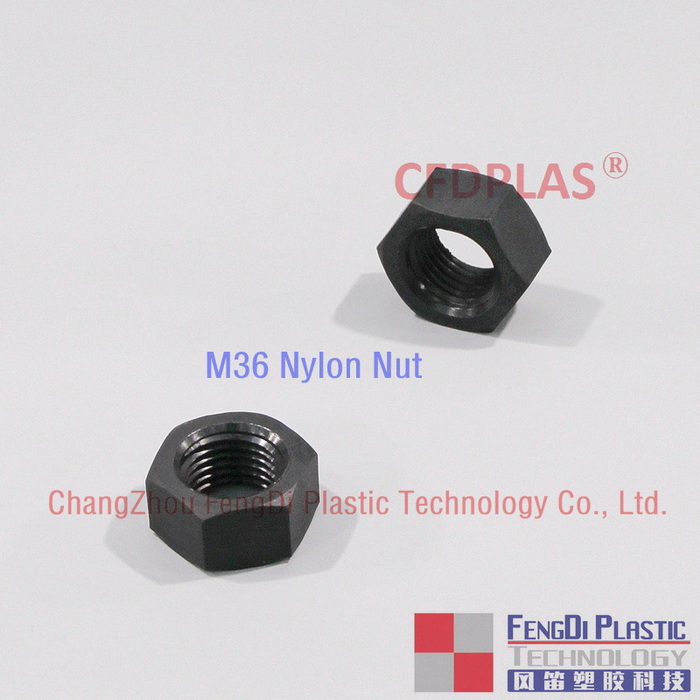 Bolts de hexagon de nylon preto M36x360mm