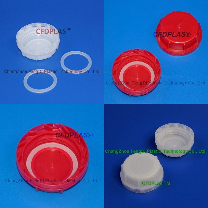 DIN51MM HDPE TIMPERIDO AVELECENDO CAPS COM JUNTA COM JUNCA