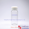 Garrafas de diagnóstico de 50 ml PETG com fechamento