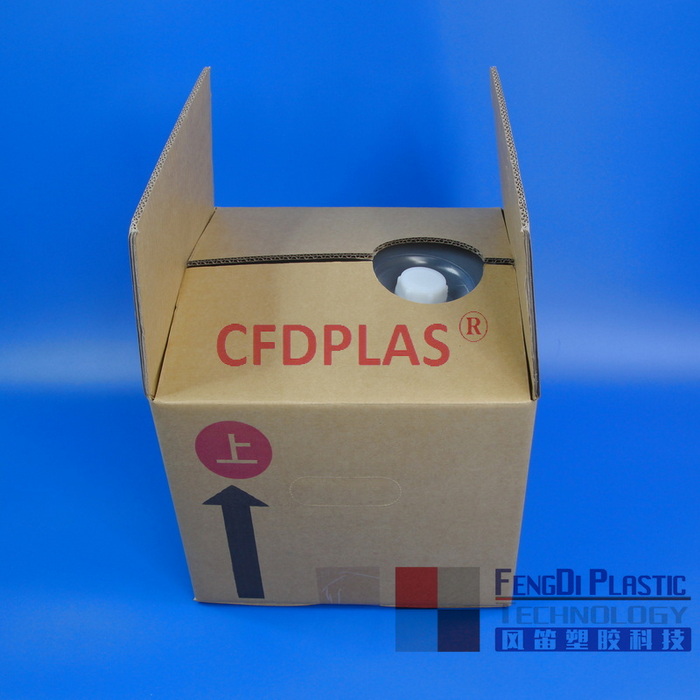 Caixa de papelão ondulada externa 20L Cubitainer