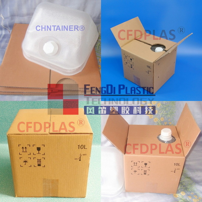 10 litros de 2,5 galões LDPE Cubitainer